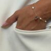 Bracelet 7 Chakras et perles d'eau douce en Gold Filled