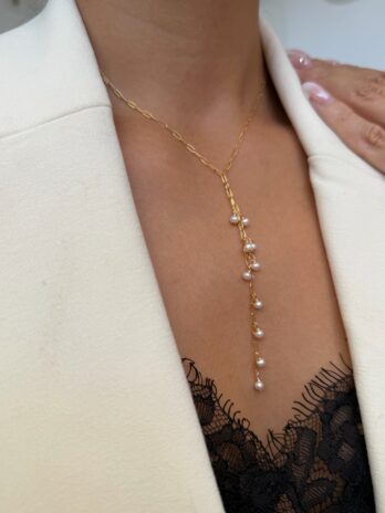 Collier perles d'eau douce en Gold Filled